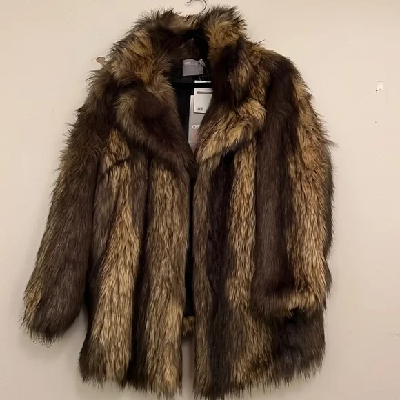 ASOS Curve Faux Fur Jacket - Picture 1 of 4